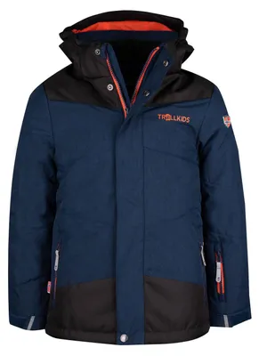 Productafbeelding van Trollkids waterdichte kinderjas, model 132-142, in donkerblauw