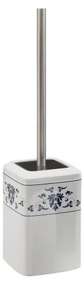 Produktbild von Gedy CIXI stehende WC-Bürste, Porzellan, Blau/Weiß