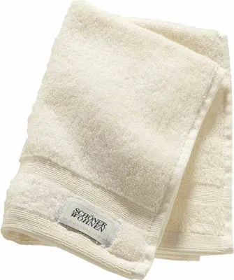 Image de Collection SCHÖNER WOHNEN Serviette d'invité CUDDLY Blanc cassé 30 x 50 cm
