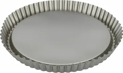 Produktbild von Birkmann Bakers Best Obstbodenform, Kuchenform, Backform, Kohlenstoffstahl, Ø 30 cm, 886155