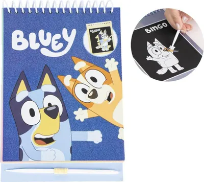 Produktbild von Bluey Kreativset Scratch Book Kratzbilder & Zeichenspaß