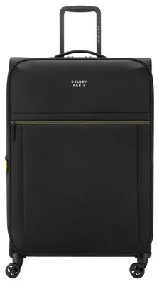 Produktbild von Delsey BROCHANT 3, Karre, Soft Shell, Schwarz, Deep black, 4 Rad/Räder, Spinnrad