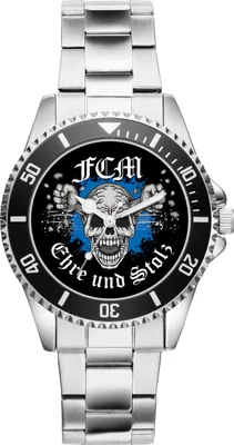 Produktbild von KIESENBERG Herrenuhr Armbanduhr Magdeburg Geschenk Fan Artikel Zubehör Fanartikel Analog Quartz Uhr 2867