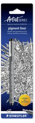 Produktbild von STAEDTLER pigment liner 308 Fineliner Blisterkarte, schwarz, 0,5 mm
