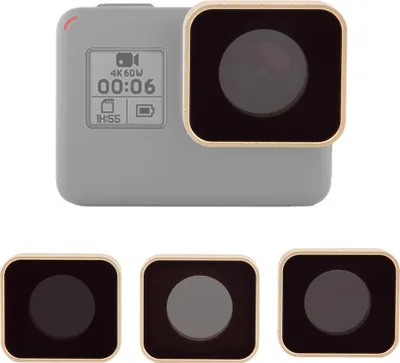 Obrázek produktu pro JUNESTAR akční potápěčská kamera ND8 ND16 ND32 příslušenství k objektivu pro Gopro5\6\7