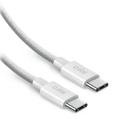 Produktbild von SBS Lade- Und Datenkabel Für Laptop, USB-C 2.0 100W, 2 Meter Aus Geflochtenem Nylon