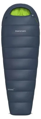 Produktbild von Hannah Outdoor Mumienschlafsack biwak 240 Navy-Limette -15°C-Blau