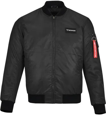Produktbild von Bores Bomber Damen Motorrad Textiljacke, schwarz, 2XL