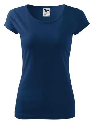 Image de Malfini - T-shirt « Pure » pour femmes PP10801 (S) (bleu foncé)