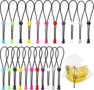 Produktbild von PolkaHome® 24 Stück Beutelverschlussclips 20 cm Taschenverschlussclips in 12 Farben