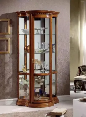 Immagine prodotto di Armadietti vetrinetta in legno vetrinetta in vetro mobile soggiorno in vero legno credenza