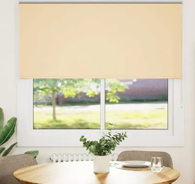 Zdjęcie produktu dla Maison Exclusive – roleta zaciemniająca w kolorze beżowym 160 x 150 cm, szerokość materiału 156,6 cm