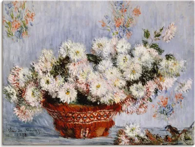Produktbild von ARTland Leinwandbild Chrysanthemen I Größe: 120x90 cm