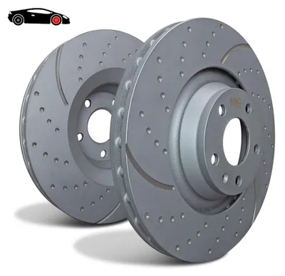 Zdjęcie produktu dla EBC Tarcze hamulcowe sportowe nacinane nawiercane GD przód Mazda BR743325X