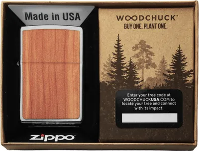 Produktbild von Feuerzeuge ZIPPO WOODCHUCK CEDAR EMBLEM 29900