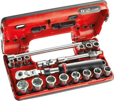 Produktbild von Facom Steckschluessel-Set 3/8" D-Box