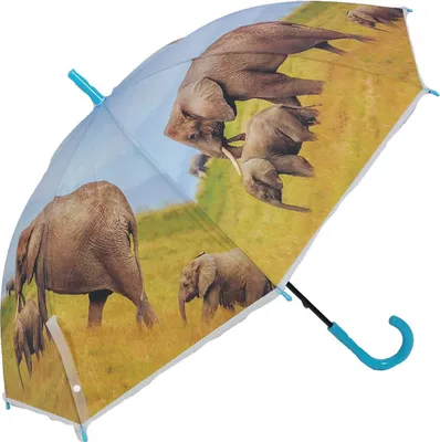 Produktbild von Regenschirm Elefanten, Stockschirm Schirm Tiere Schirme Elefant