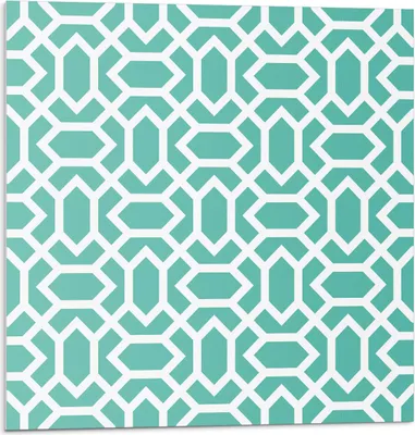 Produktbild von Geometrisches Muster Mit Formen – Selbstklebende Fliesen – Wandverkleidung – Wandpaneel – PVC Fliesen – Vinylflisen – PCV Flisen – Selbstklebend – Wanddeko – 9 Stück 30 x 30 cm