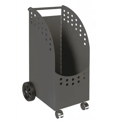 Produktbild von Holzkorb Pelletswagen Holzkiste Kaminholzkorb Metall anthrazit beschichtet