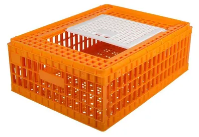Productafbeelding van Transportkisten voor pluimvee top deur 77 x 58 x 29 cm