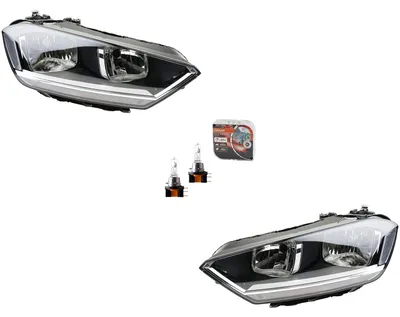 Productafbeelding van Koplampen links en rechts, Osram Night Breaker Laser, geschikt voor VW Golf Sportsvan, zwart, artikelnummers: 964510, 517941006A, 964509, 517941005A, 517941005B, 517941005C. Johns