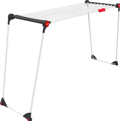 Produktbild von Vileda Infinity Compact | großer Wäscheständer | ausziehbarer Teleskopgrill | bereits montiert | integrierte Räder
