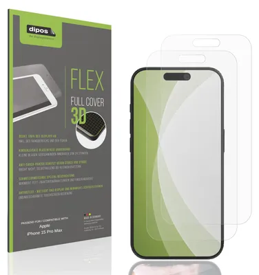 Immagine prodotto di 2x Pellicola protettiva opaca per Apple iPhone 15 Pro Max Protezione Antiurto Anti-Shock