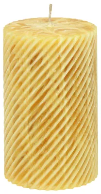 Produktbild von 100% Bienenwachs Stumpenkerze "Brissago" 110 x Ø 66 mm