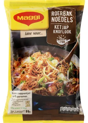 Produktbild von Maggi Stir-fry Nudeln Soja Knoblauch 185g – Schnelle asiatische Pfannengerichte