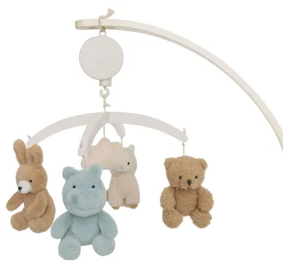Produktbild von Jollein Musik Mobile Baby - Mit Jollies Figuren & Melodie - Baby Mobile Babybett