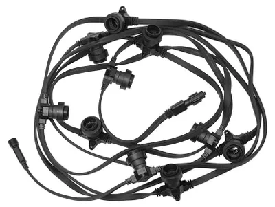 Produktbild von Outdoor-Lichterkette , EXTRA Connecta', Zubehör System Connecta, 10x E27 Fassungen, flaches Kabel, L 735cm
