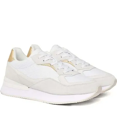 Produktbild von Tommy Hilfiger Damen Sneaker FW0FW07816 YBS Farbe: Weiß Größe: 37