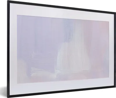 Produktbild von MuchoWow® Gerahmtes Poster Pastell - Farbe - Gestaltung 60x40 cm - Poster mit Schwarzem Bilderrahmen Wandposter Rahmen Foto Bilder - Schlafzimmer - Plakat in Rahmen - Drucken
