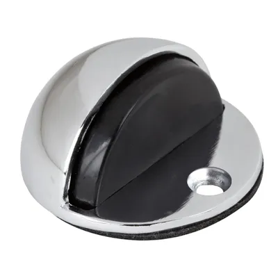 Obrázek produktu pro Walteco Dveřní zarážka, průměr 45x25mm, k našroubování, chrom