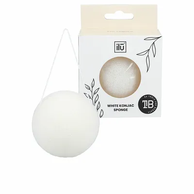 Zdjęcie produktu dla Złuszczająca gąbka do twarzy Ilū Konjac White