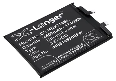 Zdjęcie produktu dla TECHTEK Bateria kompatybilny z [Honor] 70 Pro zastępuje HB516590EFW
