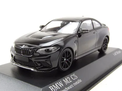 Produktbild von Minichamps 410021022 BMW M2 CS 2020 schwarz schwarze Felgen 1:43