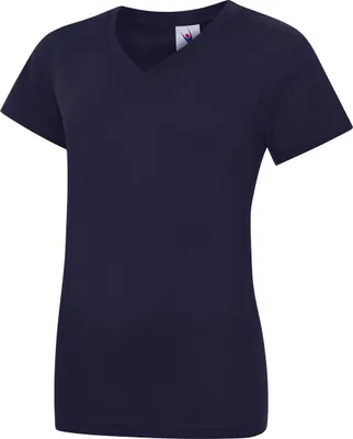 Produktbild von Damen T-Shirt V-Neck "UC319" Classic - Uneek Navy L