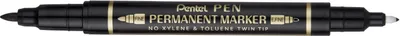Produktbild von Pentel N75W-AE Permanent-Marker Sortiert Schwarz 1 Stück(e)