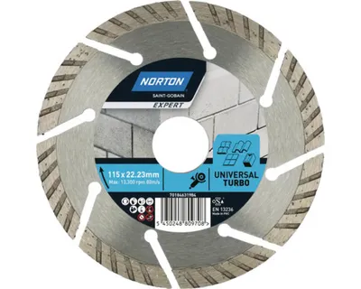 Produktbild von Norton Expert Diamantscheibe Universal Turbo Ø 115x22,23 mm