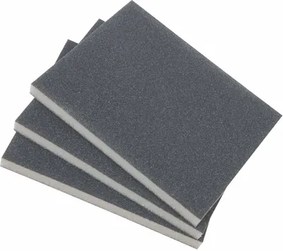 Produktbild von kwb 089020, Schleifschwamm, Mittlerer Körnung, Siliciumcarbid, Schaum, Arbeit beenden, Metall, Holz
