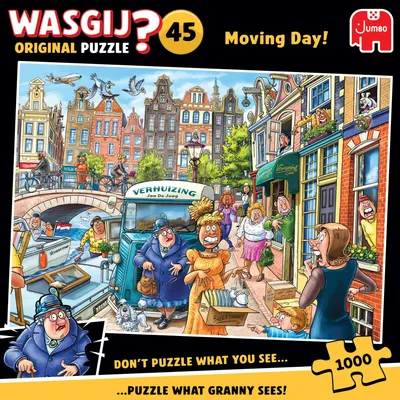 Produktbild von Wasgij Original 45 - Umzugstag! (1000 Teile), 1000 Stück(e), Humor, 15 Jahr(e)