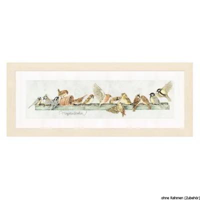Produktbild von Lanarte Kreuzstichset "Vogelfutterplatz", Zählmuster