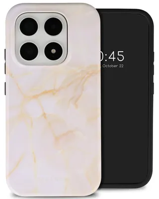 Produktbild von Selencia Vivid Backcover mit MagSafe für das Xiaomi 17 – Golden Beige Marble