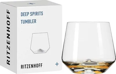 Produktbild von Famanu Tumblerglas 400 ml mit Diamantrelief - Kristalboden -  Germany