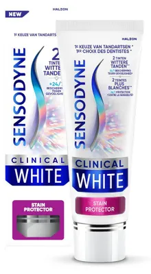 Produktbild von Sensodyne Clinical White Zahnpasta zur Entfernung von Verfärbungen (75 ml)