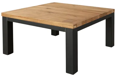 Produktbild von MASSIVMOEBEL24.DE Couchtisch Wildeiche 90x90x45 natur geölt VILLANDERS #129