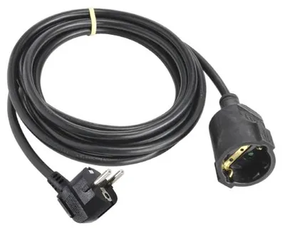 Image de SY-4872632 Câble d'extension d'alimentation 16 A noir 3.00 m (SY-4872632)