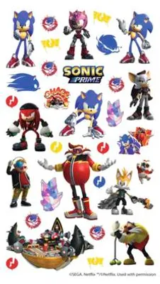 Produktbild von Ministicker Sonic Abenteuer 32-tlg.