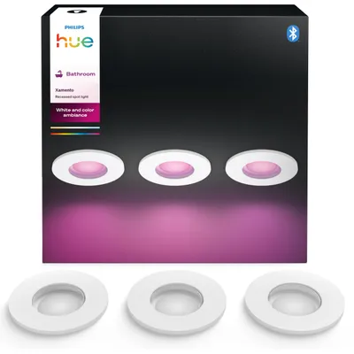 Image de Philips Hue Xamento upotettava älyvalo White and color ambiance, valkoinen, 3xGU10